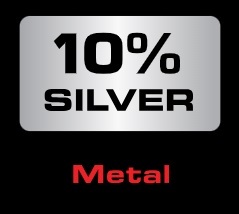 AudioQuest 10% Silver Metal Logo