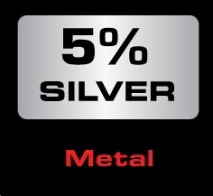 AudioQuest 5% Silver Metal Logo