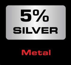 AudioQuest 5% Silver Metal Logo