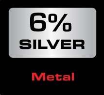 AudioQuest 6% Silver Metal Logo