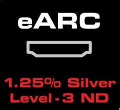 AudioQuest eARC 1.25% Silver Level-3 ND Logo