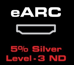 AudioQuest eARC 5% Silver Level-3 ND Logo