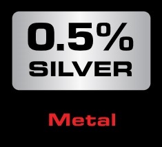 Audioquest 0.5% Silver Metal Logo