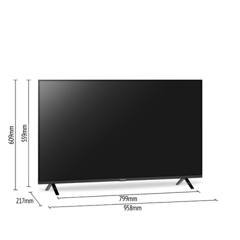 Panasonic TN-43W70A TV Dimensions